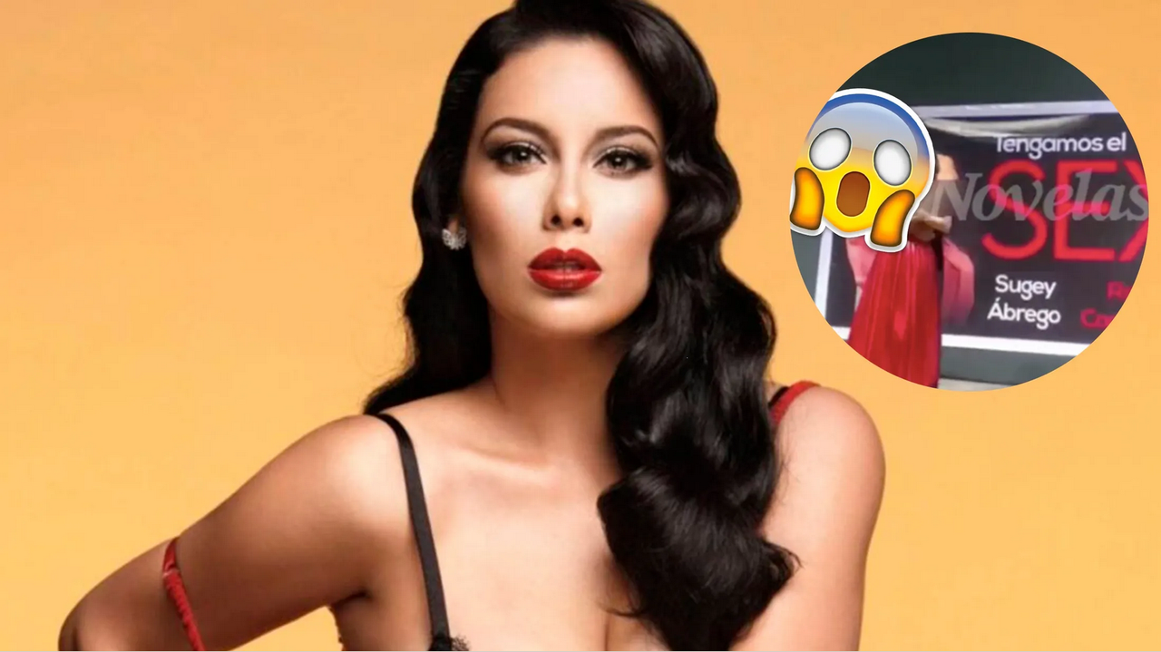 Sugey Ábrego sufre accidente de vestuario; dejó todo al descubierto