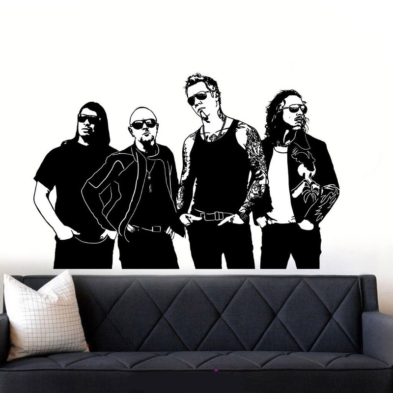 Metallica Rock Band Wall Art Vinyl Sticker Decal 3279987215128 Ebay