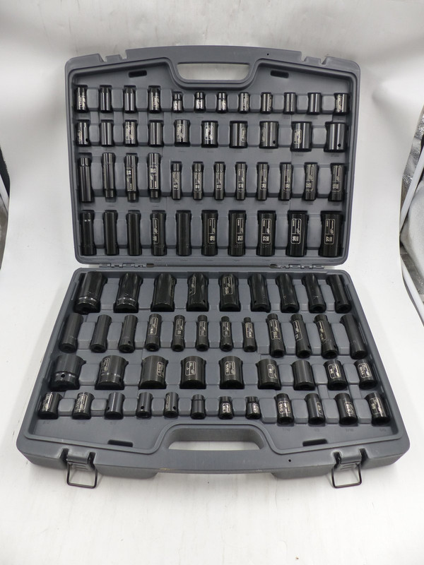 INGERSOLL RAND 1/2" AND 3/8" COMBO MEGA SOCKET SET 86PC SK34C86N MDG