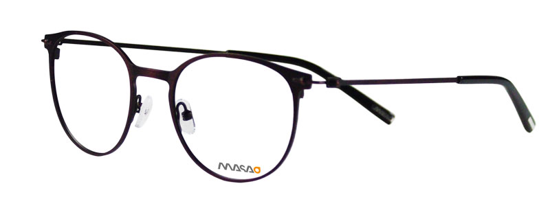 Masao 13147 col 470 dunkel rot gebürstet matt Unisex Fassung Brille | eBay