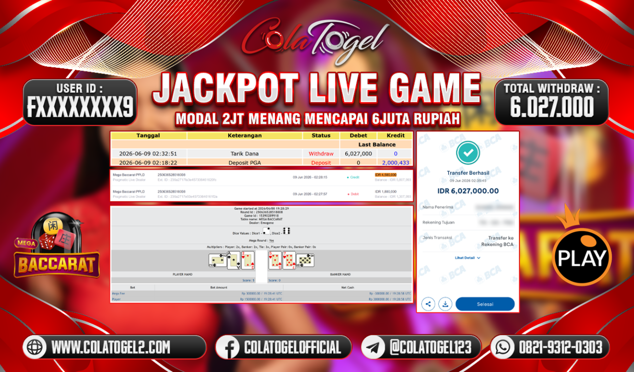 JACKPOT LIVE GAME!!