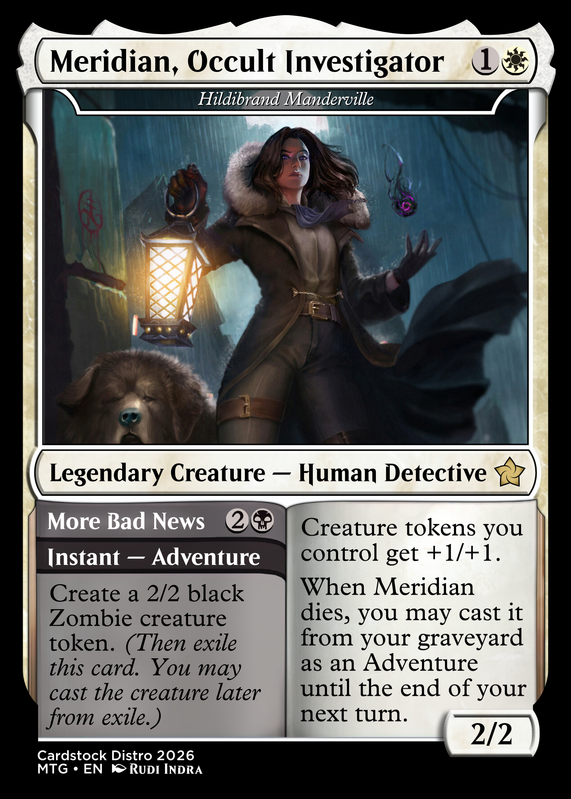 Hildibrand Manderville (Meridian Occult Investigator)