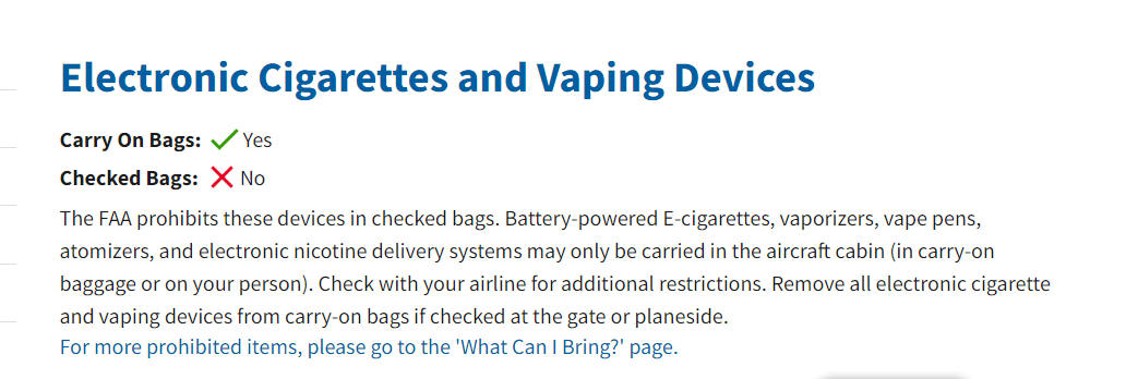 Vapeo, vapear en aeropuertos, líneas aéreas, equipaje - Foro Aviones, Aeropuertos y Aerolíneas