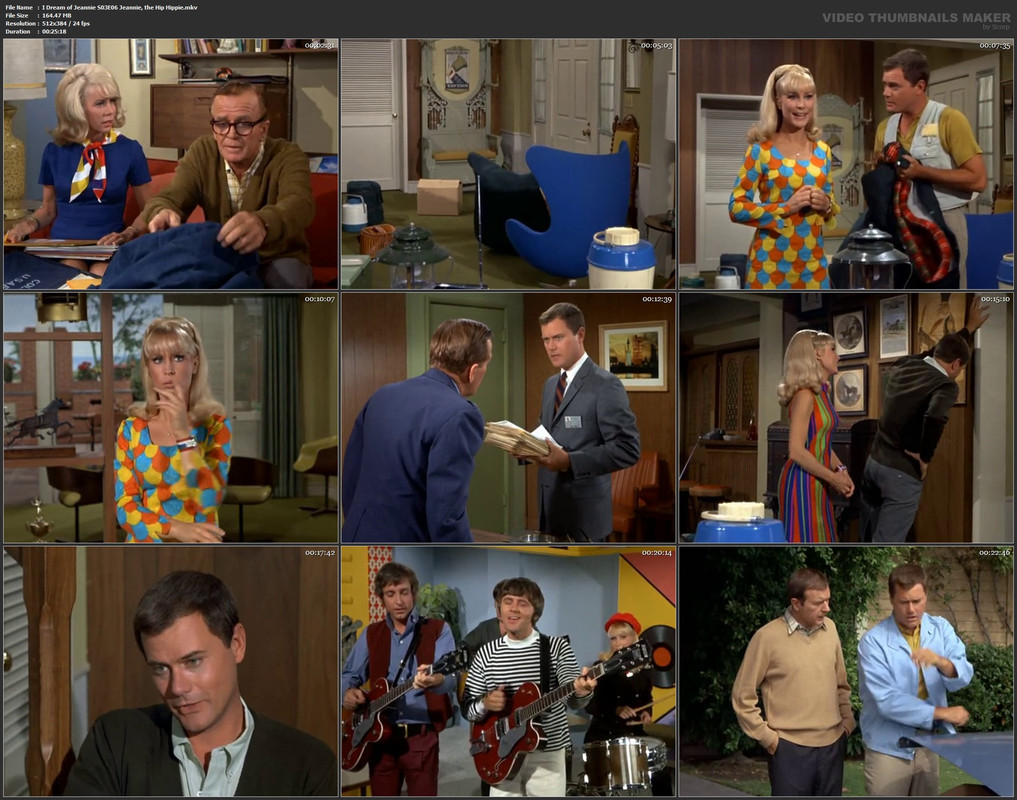 I Dream of Jeannie S03E06 Jeannie, the Hip Hippie.mkv