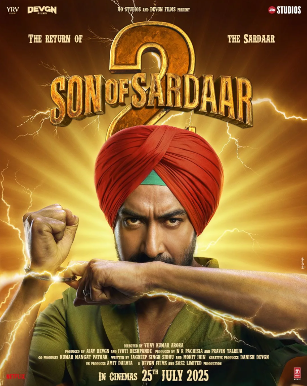 Son of Sardaar 2 2025 Hindi Movie 4K 2160p | 1080p | 720p | 480p NF HDRip ESub Download
