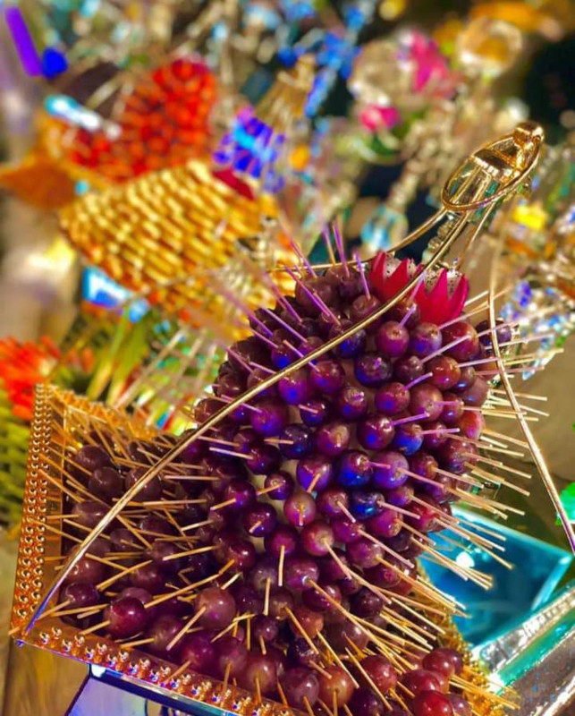 Fruit tower arrangement