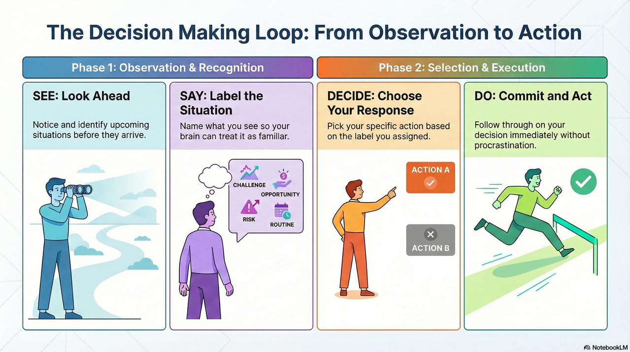 See, Say, Decide, Do