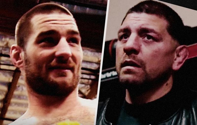 Шон Стрикланд и Ник Диас се срещнаха в Xtreme Couture в Лас Вегас