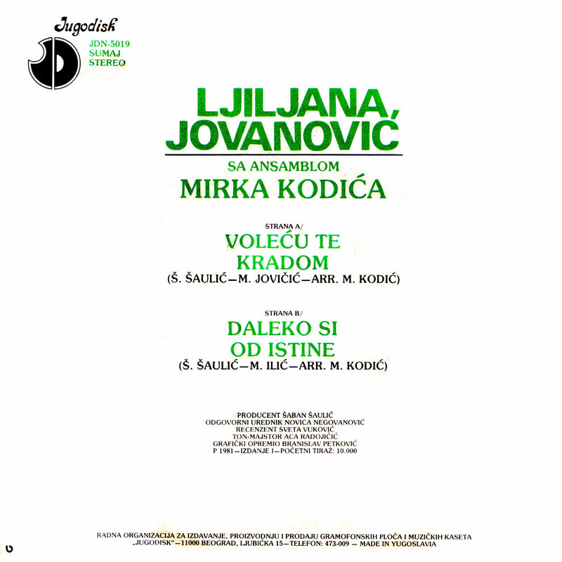 Ljiljana Jovanovic Likana 1981 z