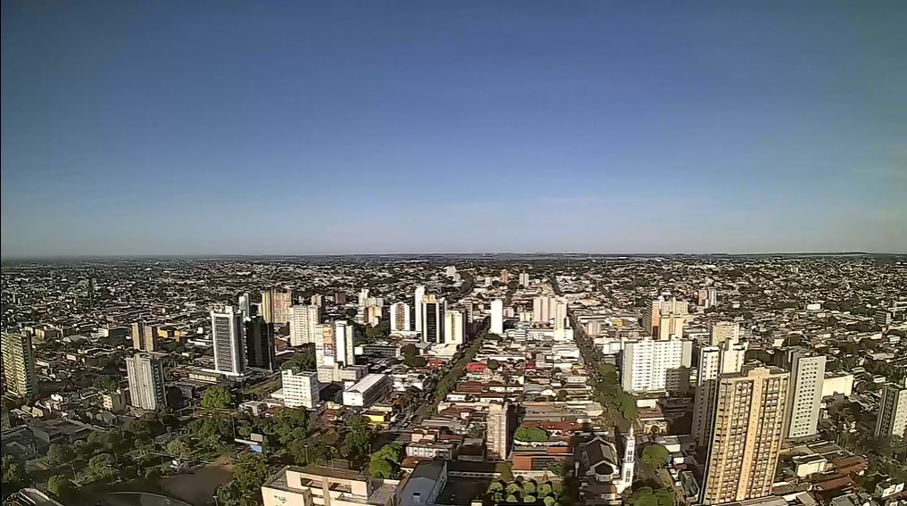 Campo Grande nesta manhã de quinta-feira