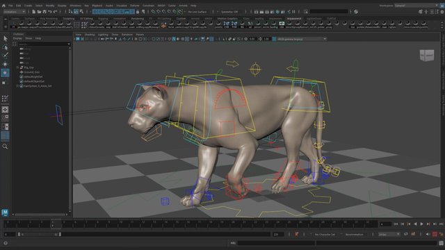 image - Creating A Quadruped Rig For Production  Rigging Techniques Using Maya