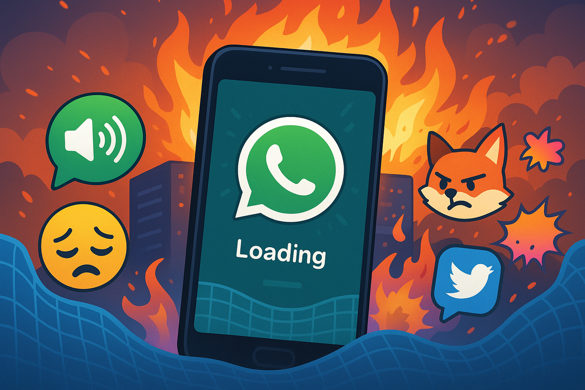WhatsApp Caiu (de Novo): O App Mais Usado do Mundo Ainda Não Aprendeu a Ficar de Pé