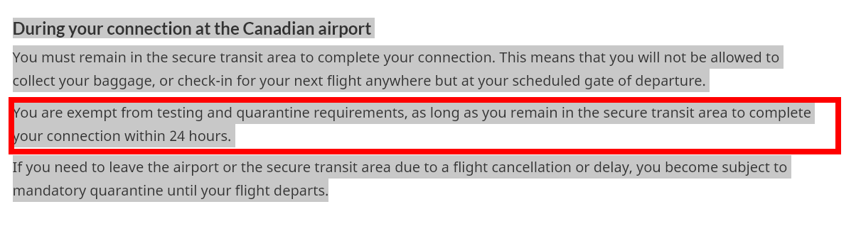 Conexión en el aeropuerto canadiense - Coronavirus en Canada: Noticias, cancelaciones - Foro USA y Canada