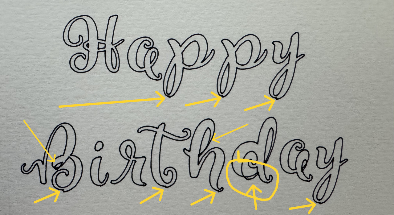 Unclean Fonts black pen