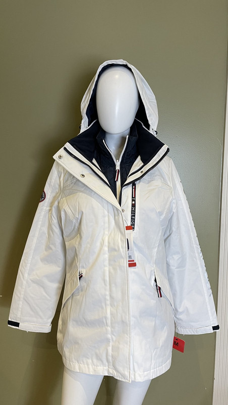 Faial Bewijzen touw TOMMY HILFIGER 3-1 SYSTEMS JACKET WHITE WOMENS SMALL 1306142 | MDG Sales,  LLC