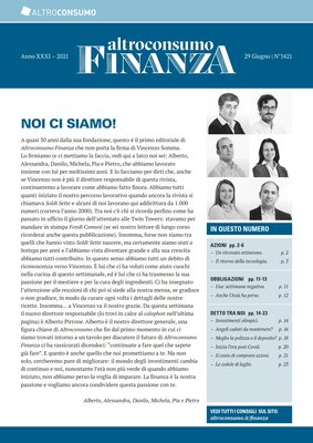 Altroconsumo Finanza N.1421 - 29 Giugno 2021