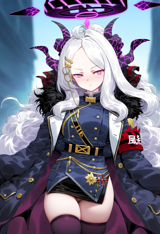 depth of field, 1girl, hina (blue archive), {{artist_ bacius}}, year 2023, best  s-245853606