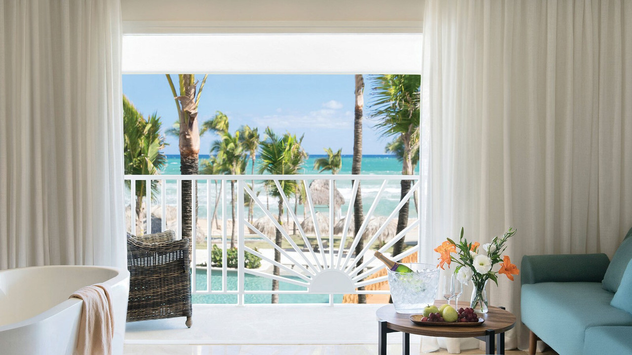 Ocean-view room at Excellence Punta Cana