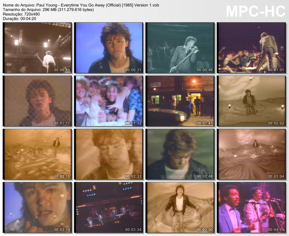 Paul Young - Everytime You Go Away (Official) [1985] Version 1.v