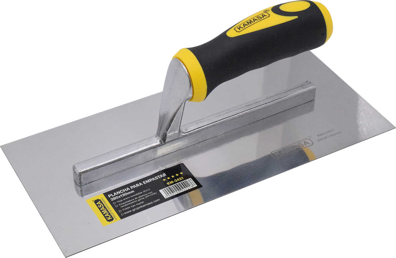 PLANCHA PARA EMPASTAR GOMA 280x130mm "KAMASA"
