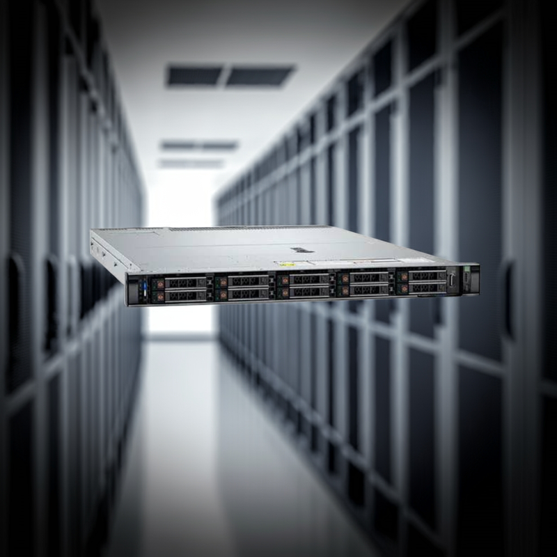 Interior do Servidor Dell R360 com destaque para o processador Xeon