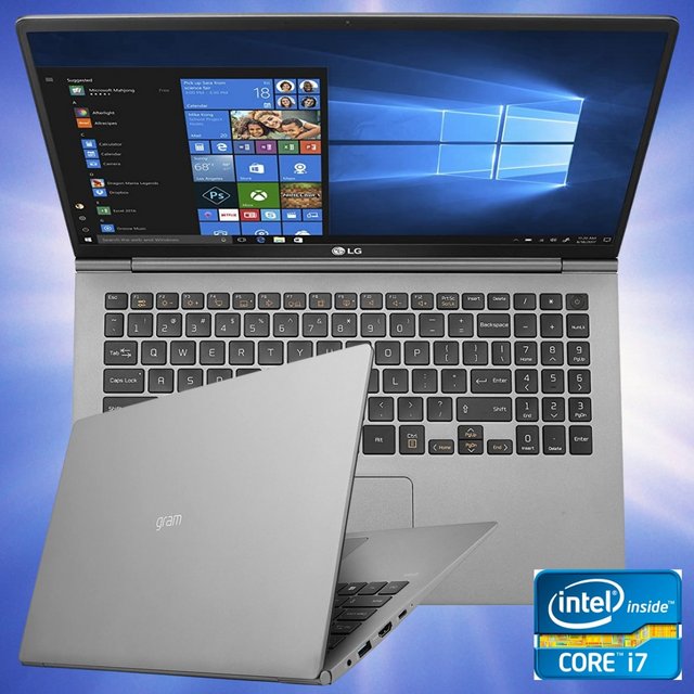 Notebook LG gram 15Z980-G.BH72P1 – Intel Core i7-8550U, 8GB, SSD 256GB, Windows 10 Home, 15.6´, Titânio