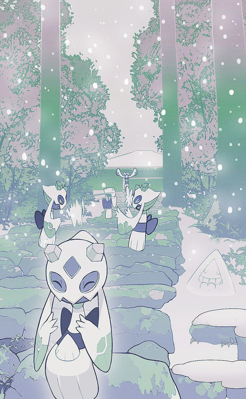 froslass-and-snorunt-pokemon-drawn-by-em