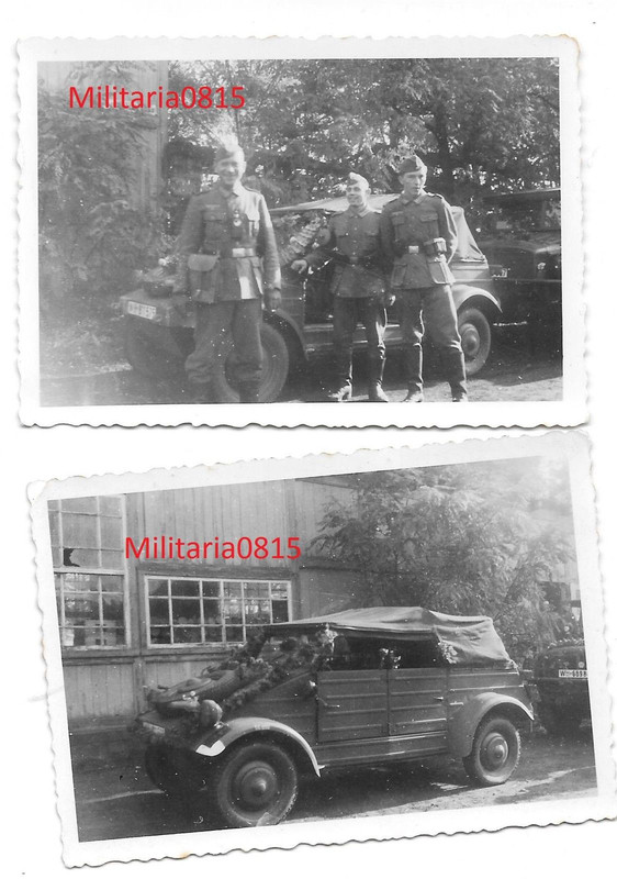 Foto 1943 Russland Ostfront VW Kübelwagen VW Typ