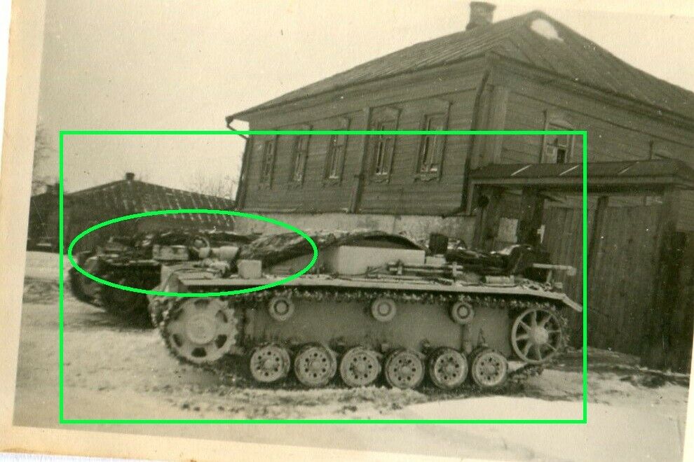 Foto Sturmgeschütz Panzer in ROWOSSIL Russland