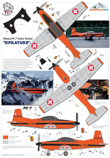 ピラタス　PC-7 スイス空軍模型 ピラタスPC-7 スイス空軍模型