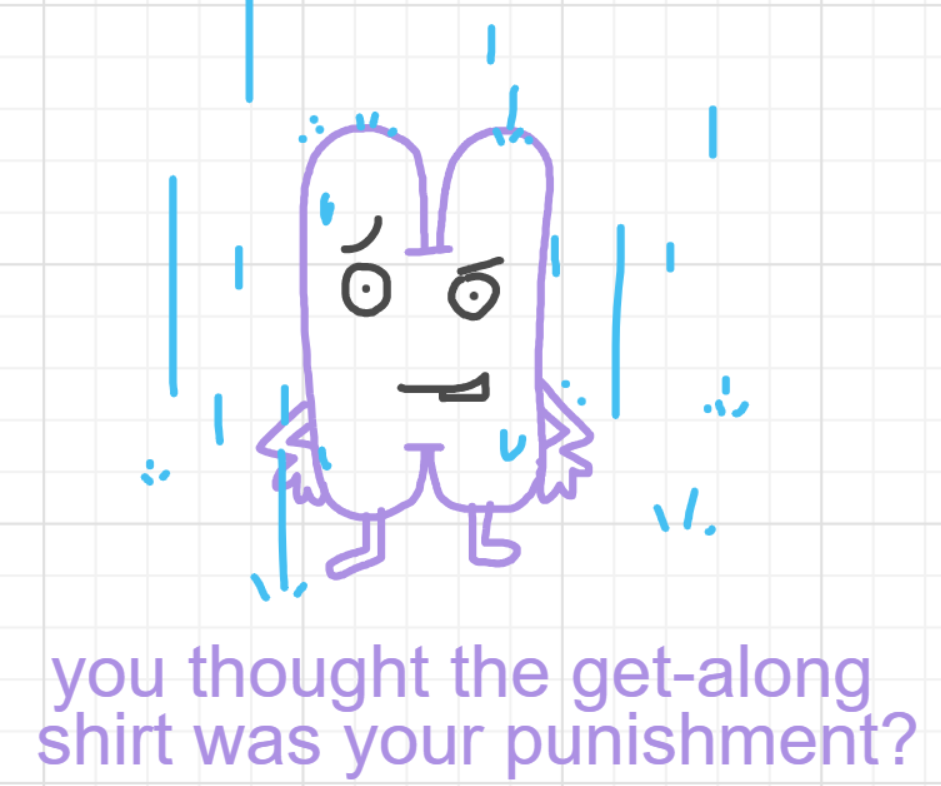 A panel from A Murder On The, episode six of the Board Boards object show by Furretwalk/WalkingFurret.