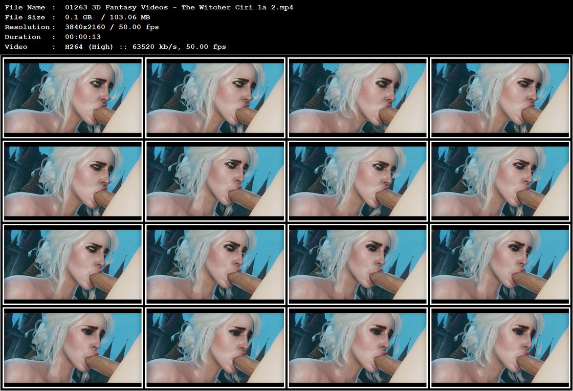 01263 3D Fantasy Videos - The Witcher Ciri 1a 2.mp4