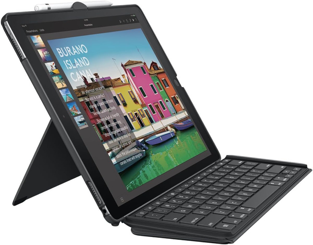 Logitech iPad Pro 12.9 inch Keyboard Case | SLIM COMBO with