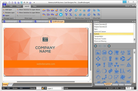 EximiousSoft Business Card Designer Pro 3.36