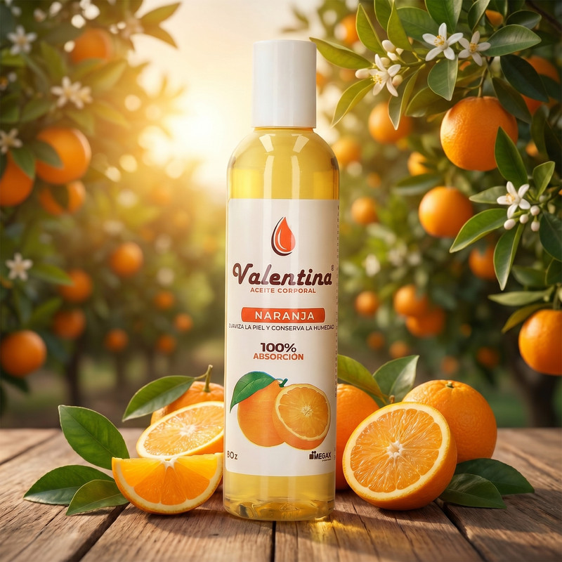 Valentina Aceite Corporal de Naranja 8Oz