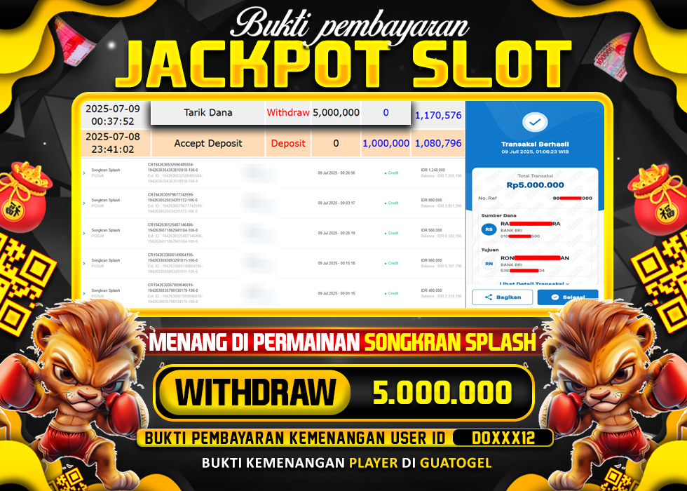 BUKTI JACKPOT LUNAS GUATOGEL