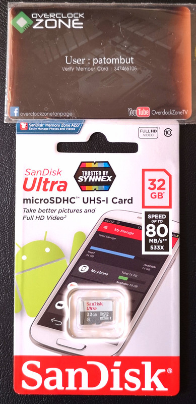 Sandisk Ultra MicroSDXC UHS-I 32GB IMG_20191202_133841