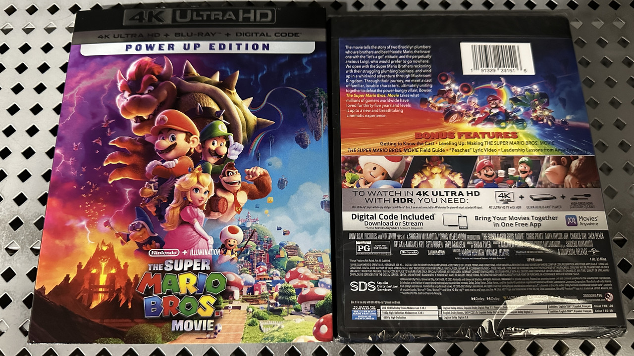 Super Mario Bros. Movie LIMITED EDITION Blu-ray & DVD Officially Announced  