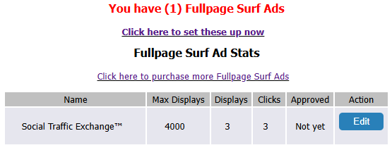 FullPage Surf Ad Submission Section