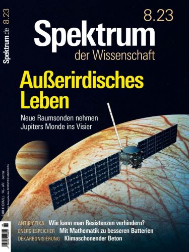 Cover: Spektrum der Wissenschaft Magazin No 08 August 2023