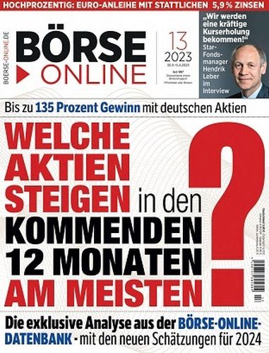 Börse Online Magazin No 13 vom 30 März 2023 Börse Online Magazin No 13 vom 30 März 2023