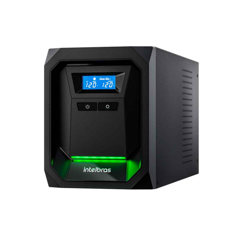 Detalhe do painel traseiro com tomadas