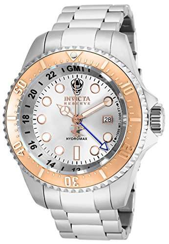 Amazon: Reloj Invicta Hydromax para Hombres 52mm, pulsera de Acero Inoxidable 
