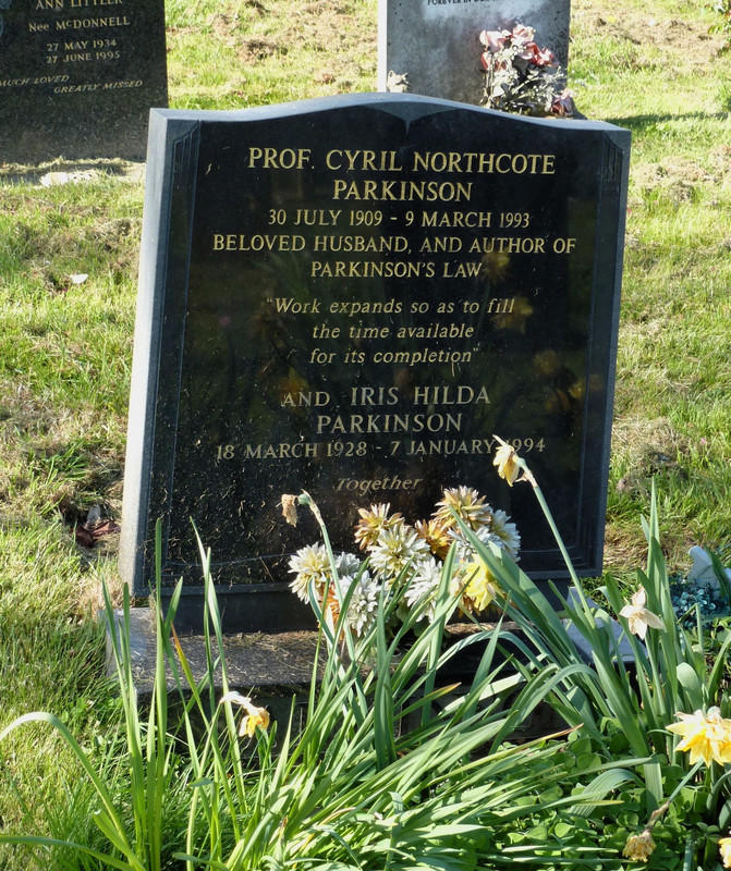 Cyril-Northcote-Parkinson-grave-Canterbury-2017