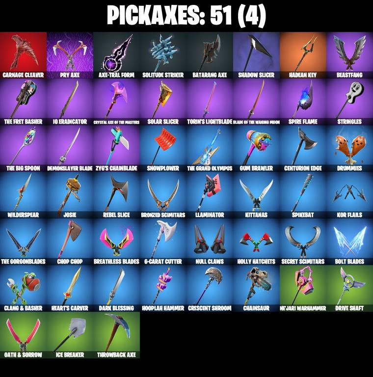 pickaxes comp