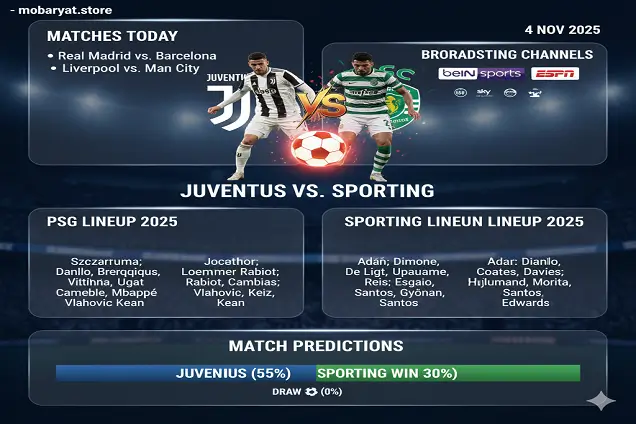 يوفنتوس ضد سبورتينغ لشبونة