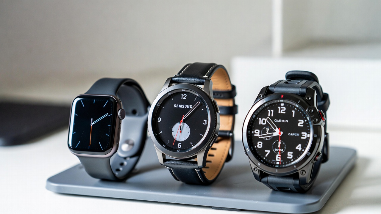 Overview of the best smartwatches available to buy in 2026, including Apple Watch, Samsung Galaxy Watch, and Garmin