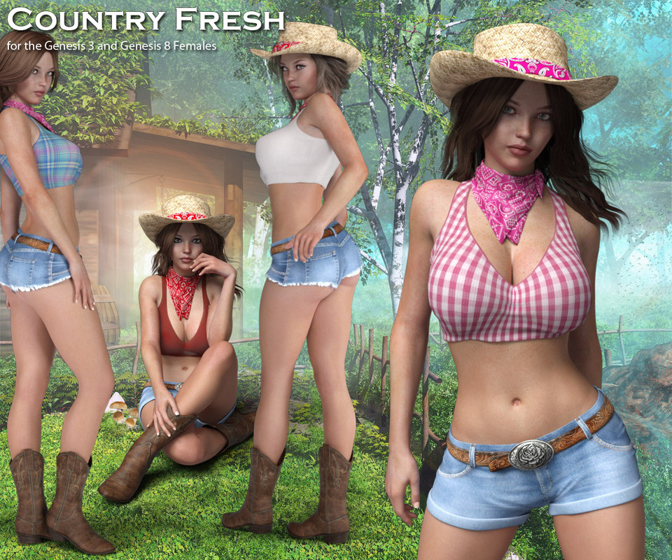 Country Fresh for Genesis 3 and Genesis 8 Females