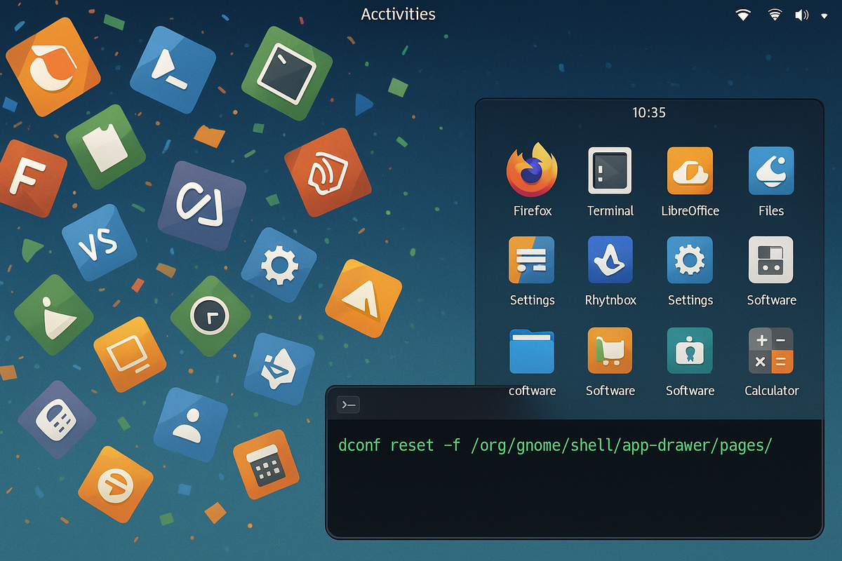 Perdeu a Organização no GNOME? Resete Sua Grade de Apps Antes que o Caos Vire Seu Novo Desktop