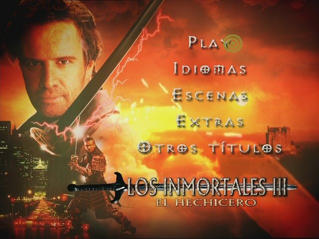 1 - Los Inmortales 3: El Hechicero [DVD5 Full Full][Pal][Cast/Ing][Sub:Cast][Aventuras][1995]